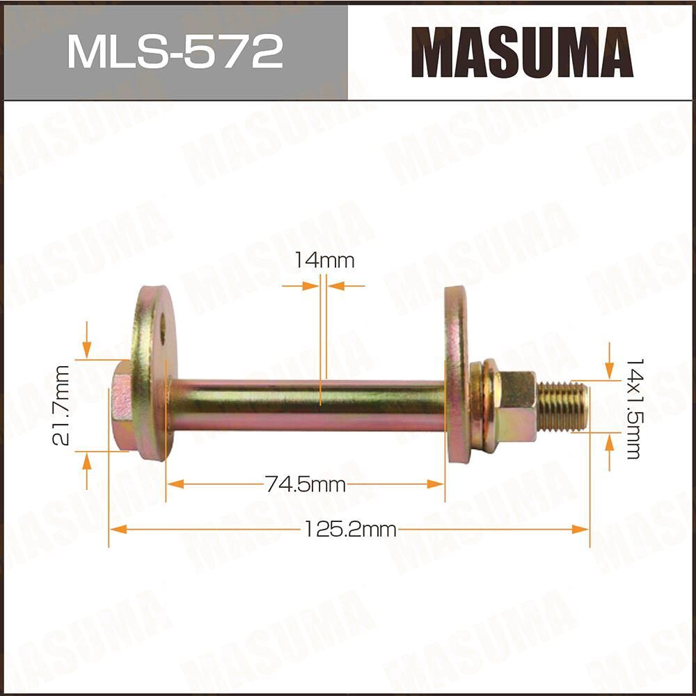 Masuma MLS572 болт-эксцентрик (комплект) Toyota